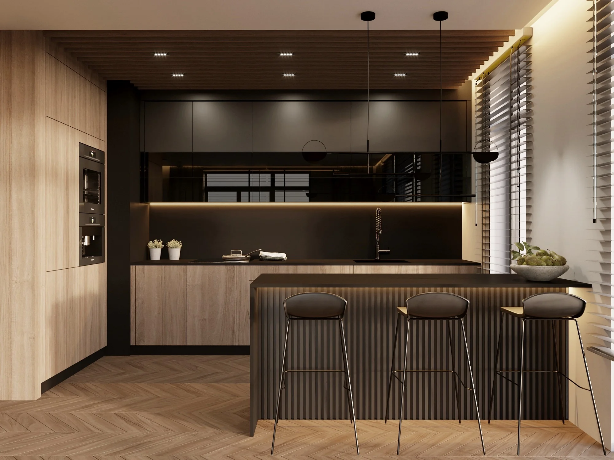 Woodline - mieszkanie warszawa 100m2