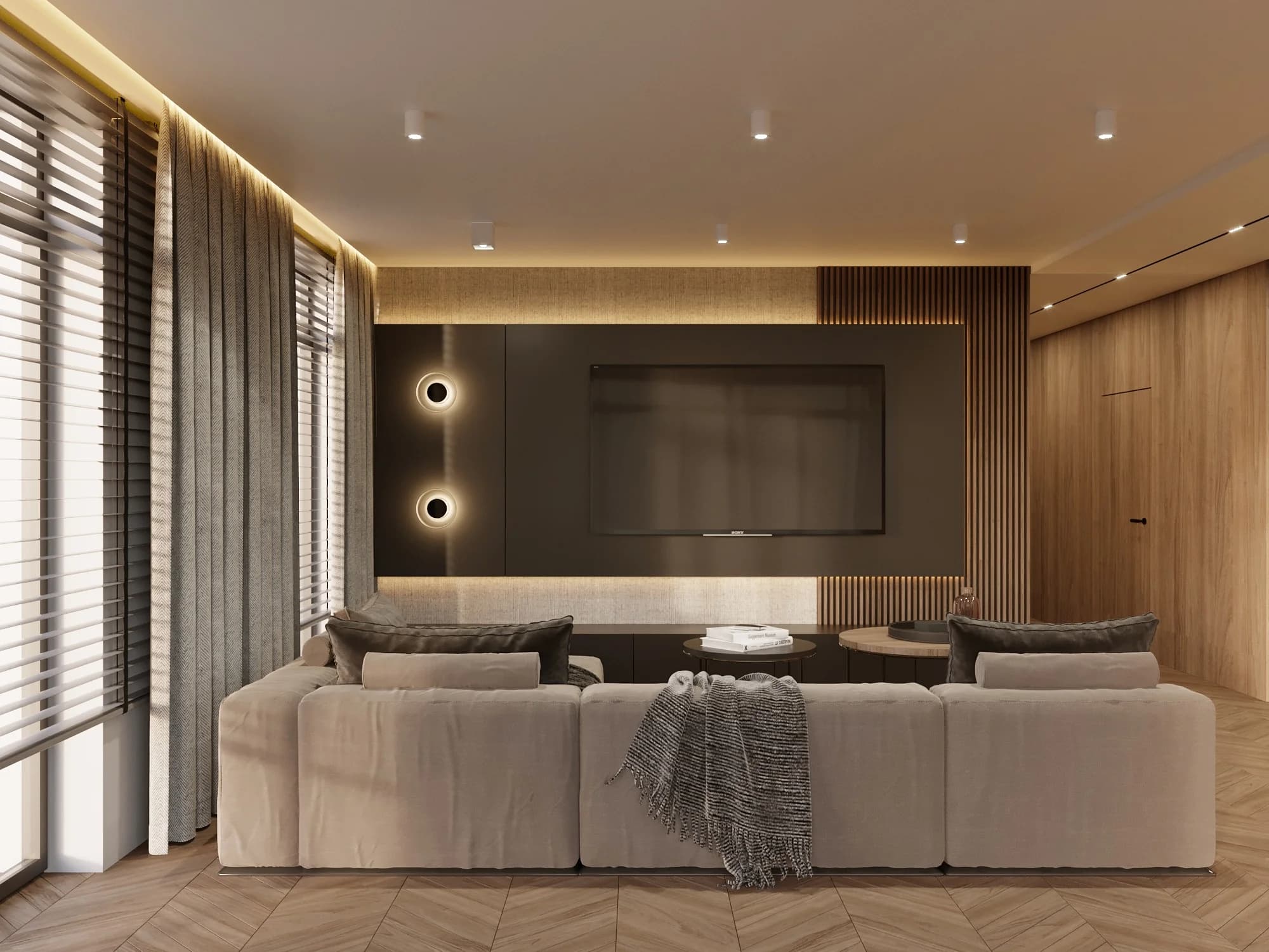 Woodline - mieszkanie warszawa 100m2