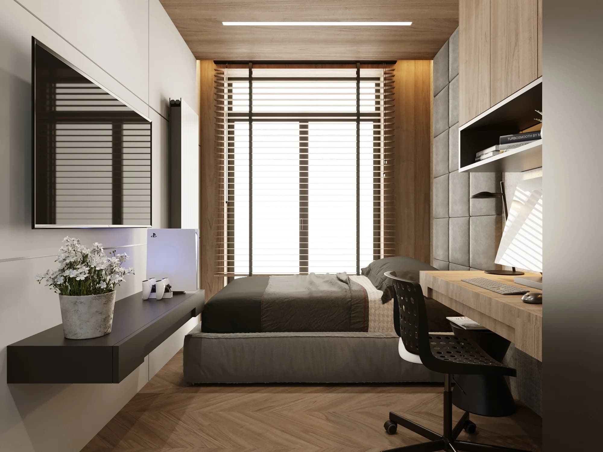 Woodline - mieszkanie warszawa 100m2