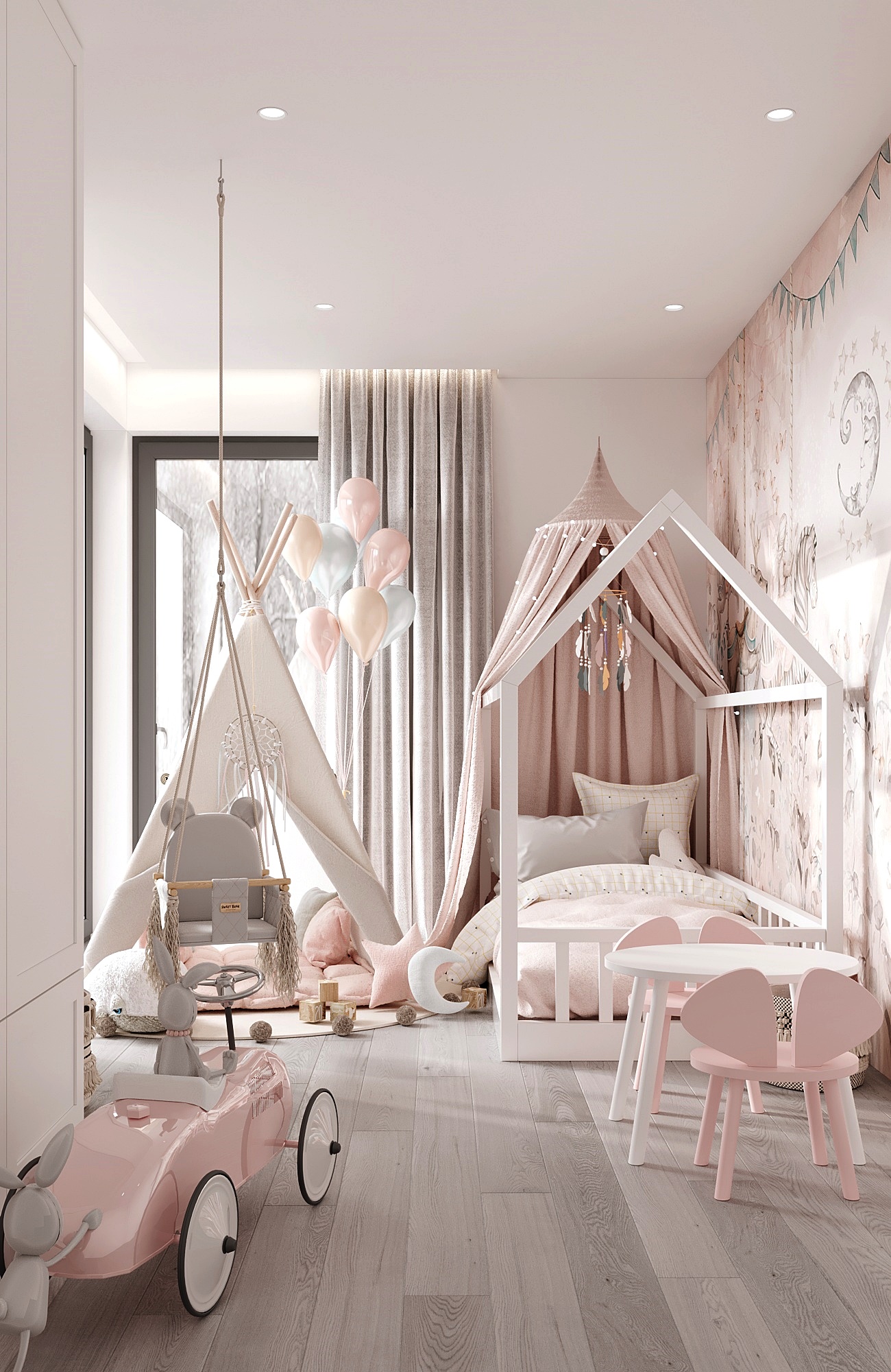 Fairytale kids room