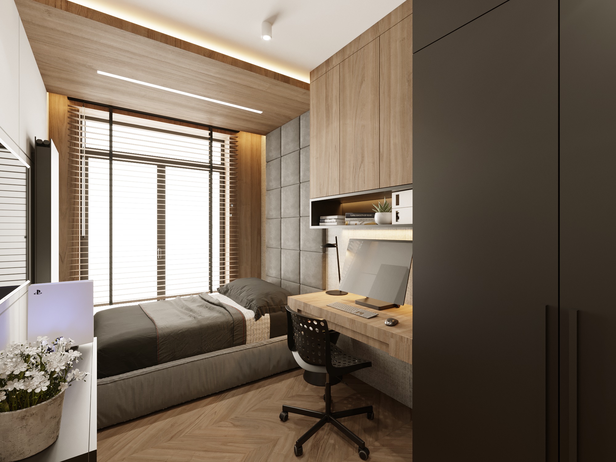 Woodline - mieszkanie warszawa 100m2